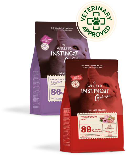 go fresh, wellfed dry cat food